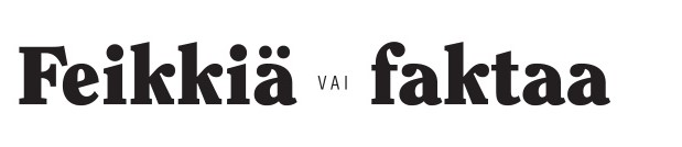 Feikkiä vai fakta logo